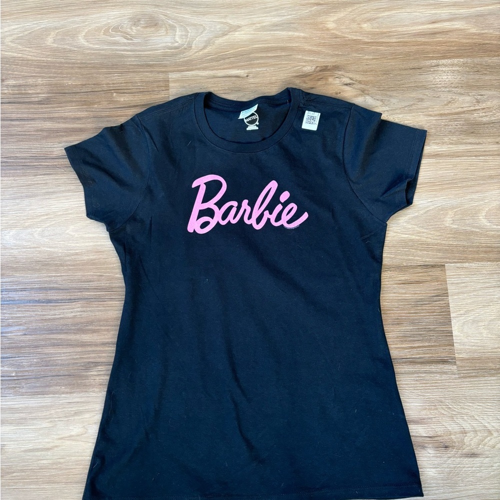 NWT s/m woman’s black Barbie Mattel t-shirt!